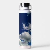 Große weiche Wolken Trinkflasche (Rückseite)