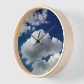 Große weiche Wolken Uhr (Winkel)