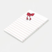 Große Weihnachts-Schleifen-Post-it-Notes-Geschenk Post-it Klebezettel (angewinkelt)