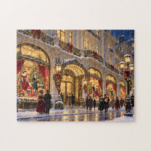 Große Weihnachtsabteilung Warenhaus Puzzle