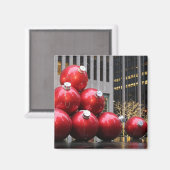 Große Weihnachtsballschmuck im NYC Magnet (Vorderseite/Rückseite)