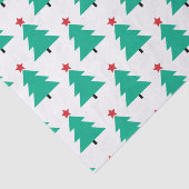 Große Weihnachtsbaume mit Red Star Seidenpapier (Ausschnitt)