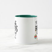 Große Weihnachtsbaumkugeln Lustiger Weihnachtsgesc Tasse (Zentrum)