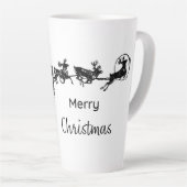 Große Weihnachtsfeiertage, Schwarz-Weiß-Tasse Milchtasse (Rechte Ecke)