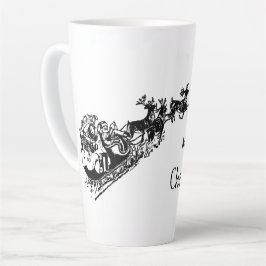 Große Weihnachtsfeiertage, Schwarz-Weiß-Tasse Milchtasse