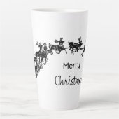 Große Weihnachtsfeiertage, Schwarz-Weiß-Tasse Milchtasse (Vorderseite)