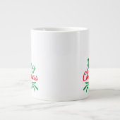 Große Weihnachtsfeiertage-Tasse Jumbo-Tasse (Vorderseite)