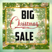 Große Weihnachtsfeiertage Verkauf Pinecone Kletter Fensteraufkleber (Blatt 3)