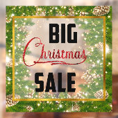 Große Weihnachtsfeiertage Verkauf Pinecone Kletter Fensteraufkleber (Blatt 2)