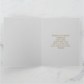 Große Weihnachtsfotokarte Faltkarte Karte (Innenseite)