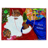 Große Weihnachtsgatter - Weihnachtsfeiertage Geschenktüte (Rückseite)