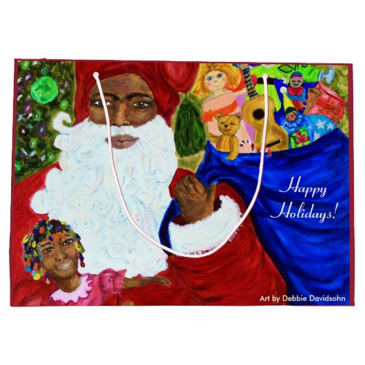 Große Weihnachtsgatter - Weihnachtsfeiertage Geschenktüte (Rückseite)