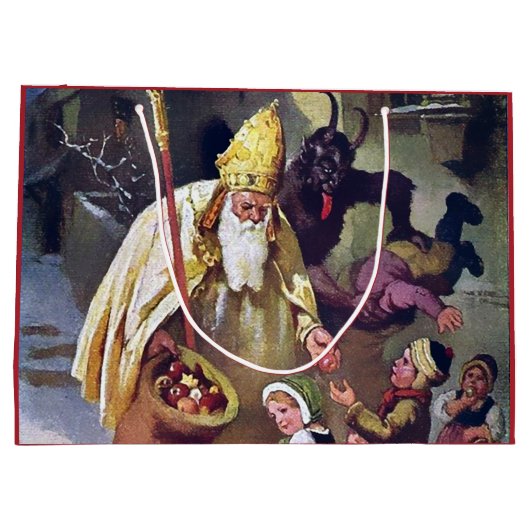 Große Weihnachtsgebäck Geschenktüte (Rückseite)