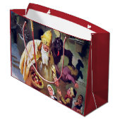 Große Weihnachtsgebäck Geschenktüte (Rückseite Schrägansicht)