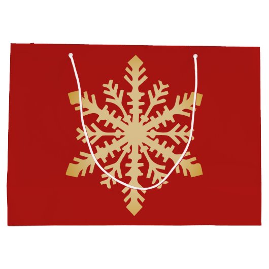 Große Weihnachtsgeschenk-Tasche Geschenktüte (Rückseite)