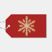 Große Weihnachtsgeschenktasche Geschenkanhänger (Rückseite Horizontal)