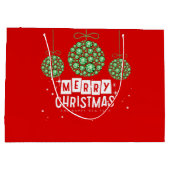 Große Weihnachtsgeschenktasche Geschenktüte (Rückseite)