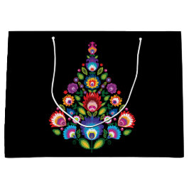 Große Weihnachtsgeschenktasche mit individueller N Geschenktüte