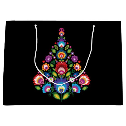 Große Weihnachtsgeschenktasche mit individueller N Geschenktüte (Vorderseite)