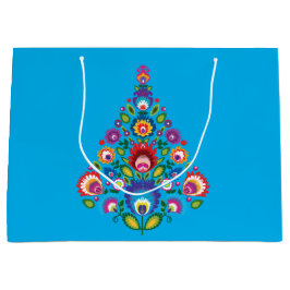 Große Weihnachtsgeschenktasche mit individueller N Große Geschenktüte