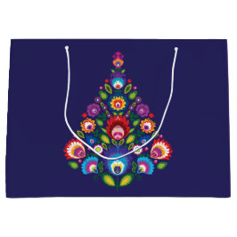 Große Weihnachtsgeschenktasche mit individueller N Große Geschenktüte