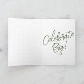 Große Weihnachtslandschaft Karte (Innenseite)