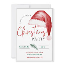 Große Weihnachtsmannmütze Weihnachts-Party