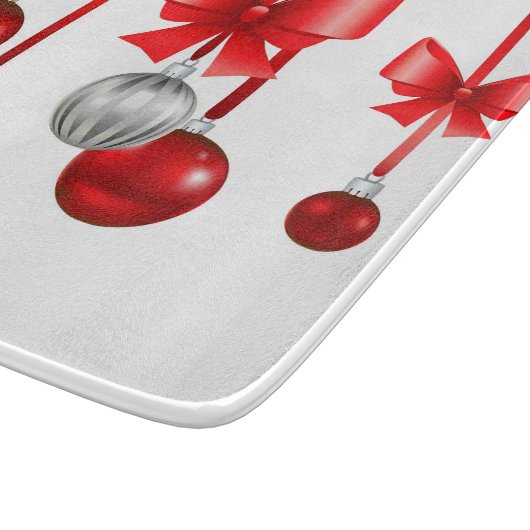 Große Weihnachtszeit Schneidebrett (Ecke)