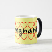 Große Weise, Ihre Schwangerschaft anzukündigen! Verwandlungstasse (VorderseiteRechts)