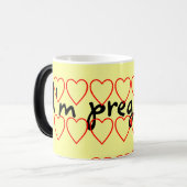 Große Weise, Ihre Schwangerschaft anzukündigen! Verwandlungstasse (Vorderseite Links)