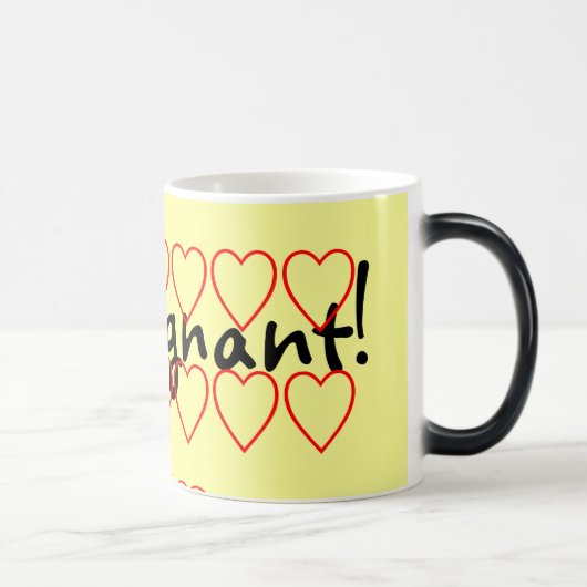 Große Weise, Ihre Schwangerschaft anzukündigen! Verwandlungstasse (Rechts)