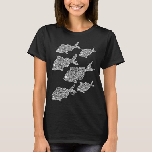 Große Weiße Aholehole T-Shirt (Vorderseite)