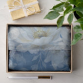 Große Weiße Florale Scheune Eule Decoupage Seidenpapier (Geschenk)
