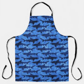 Große weiße Haie im tiefen Blauen Ozean Schürze (Vorderseite)