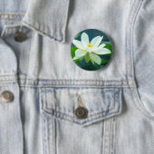 große weiße Lilie Button (Beispiel)