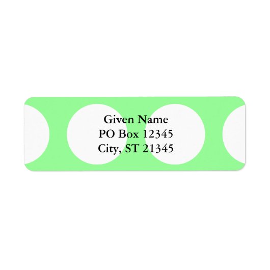 Große weiße Punkte (Vorne)