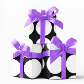 Große weiße Punkte Geschenkpapier