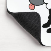 Große weiße Schafe Mousepad (Ecke)