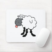 Große weiße Schafe Mousepad (Mit Mouse)