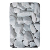 Große weiße Steine Badematte (Vorderseite Vertikal)