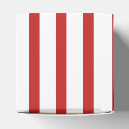 Große weiße Streifen mit DIY-Hintergrundfarbe Geschenkschachtel (Oben)