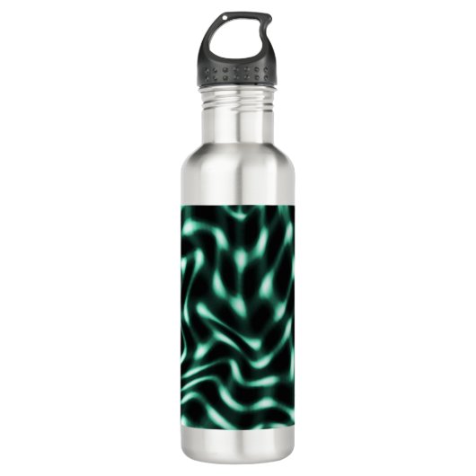 Große, weiße, zyanfarbene oder grüne Merkmale mit Edelstahlflasche (Vorderseite)