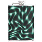 Große, weiße, zyanfarbene oder grüne Merkmale mit Flachmann (Vorderseite)