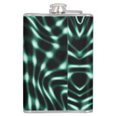 Große, weiße, zyanfarbene oder grüne Merkmale mit  Flachmann (Rückseite)