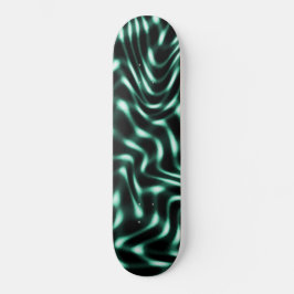 Große, weiße, zyanfarbene oder grüne Merkmale mit  Skateboard