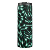 Große, weiße, zyanfarbene oder grüne Merkmale mit Thermosbecher (Rückseite)