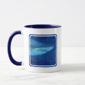 Große weißer Haifisch-Kaffee-Tasse Tasse (Links)