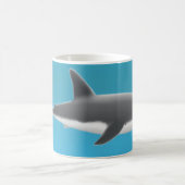 Große weißer Haifisch-Tasse Kaffeetasse (Mittel)
