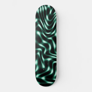 Große weißliche Cyan- oder Grüntöne mit Begegnunge Skateboard