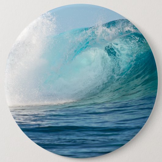 Große Welle des Pazifischen Ozeans, die Knopf Button (Vorderseite)